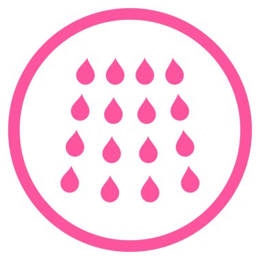 Damla düz vektör simgesi