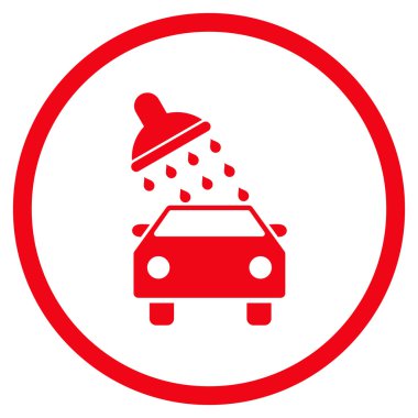 Araba Yıkama Düz Vektör Simgesi