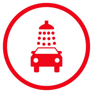 Araba Yıkama Düz Vektör Simgesi