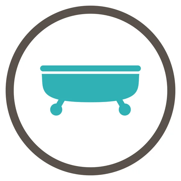 Bathtub Flat Vector Icon — Stock Vector