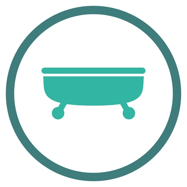 Bathtub Flat Vector Icon — Stock Vector