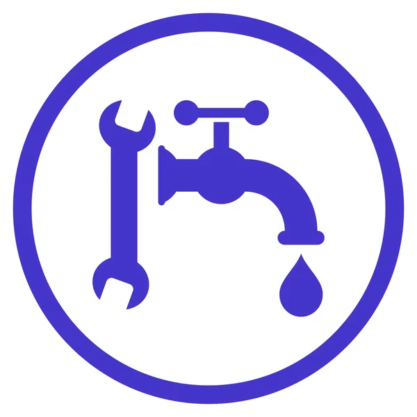 Plumbing Flat Vector Icon — Stock Vector