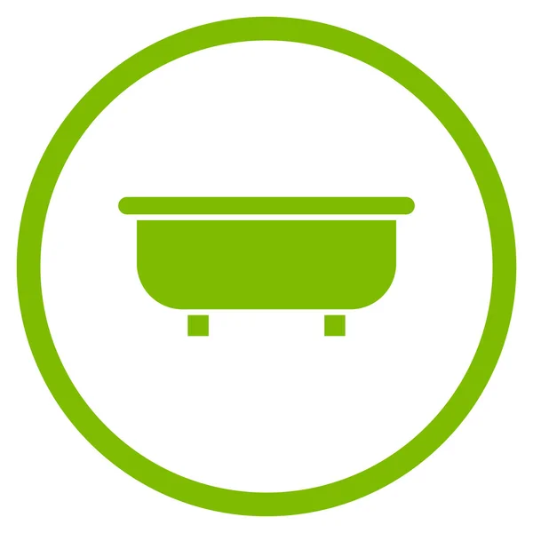 Bathtub Flat Vector Icon — Stock Vector