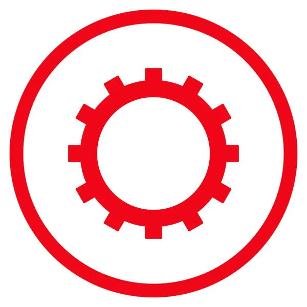 Gear Flat Vector Icon — Stock Vector