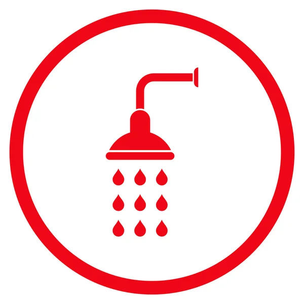 Shower Flat Vector Icon — Stockvector