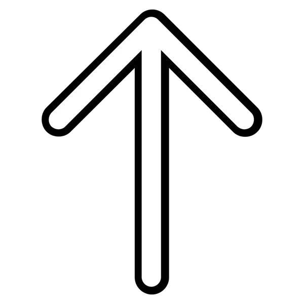 Pijl-omhoog of Contour Vector Icon — Stockvector