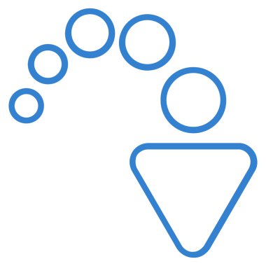 Kontur vektör simge Yinele