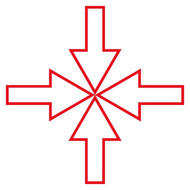 Kompakt okları vektör simge kontur