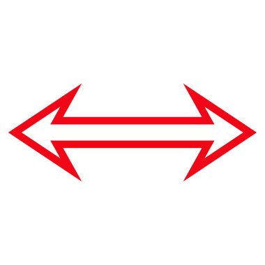 Yatay ince çizgi vektör simgesi ters çevir