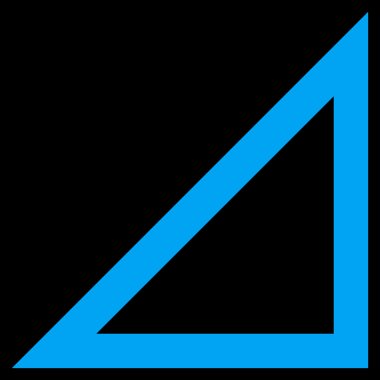 Anahat vektör simgesi aşağı ok ucu