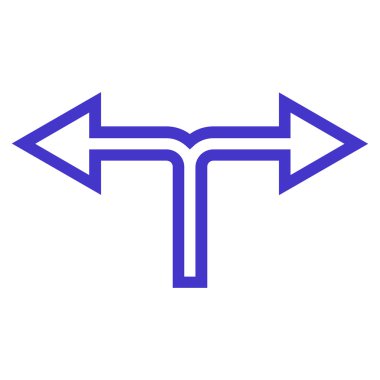 Kavşak yaptı şu kontur vektör simgesi