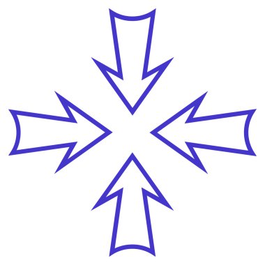 Oklar kontur vektör simge en aza indirmek