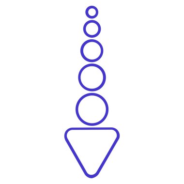 Anahat vektör simgesi aşağı ok göndermek