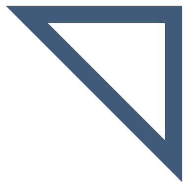 İnce çizgi vektör simge yukarı ok ucu