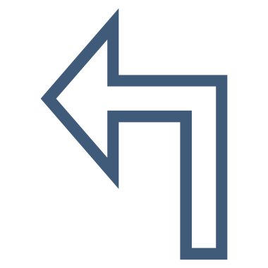 Sol kontur vektör simge açmak