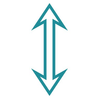 Dikey ince çizgi vektör simgesi ters çevir