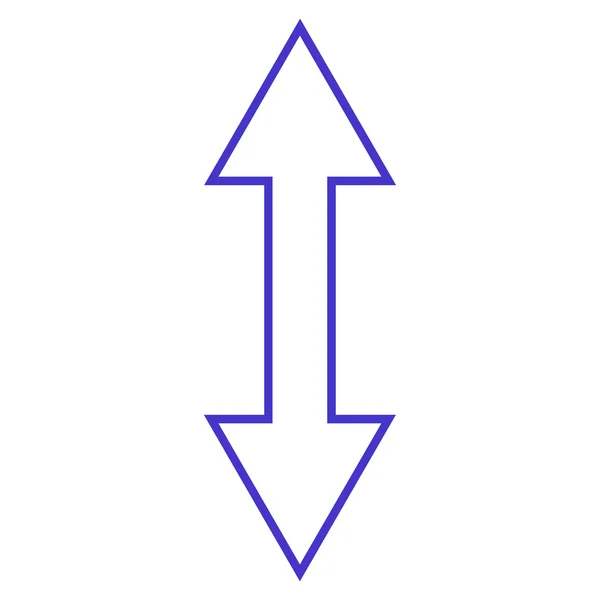 Icône vectorielle de contour vertical à bascule — Image vectorielle