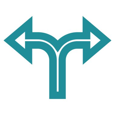 Kavşak yaptı şu kontur vektör simgesi