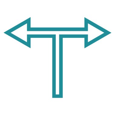 Kavşak yaptı şu kontur vektör simgesi