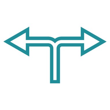 Kavşak yaptı şu kontur vektör simgesi