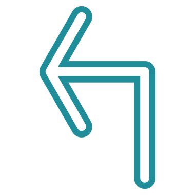 Sol kontur vektör simge açmak