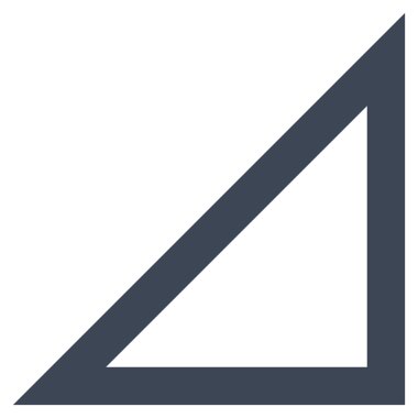 Kontur vektör simgesi aşağı ok ucu