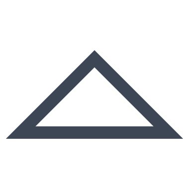 Anahat vektör simge yukarı ok ucu