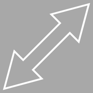 Çapraz vuruş vektör simgesi ters çevir