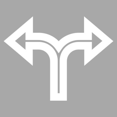 Birleşim sol şu ince çizgi vektör simgesi