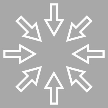 Basınç okları vektör simge kontur