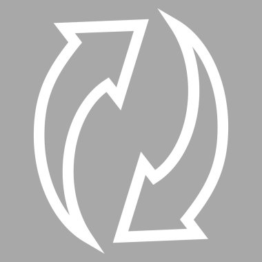 Oklar kontur vektör simge Yenile