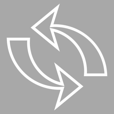 Oklar anahat vektör simge Yenile