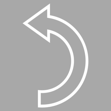 CCW kontur vektör simgesini Döndür