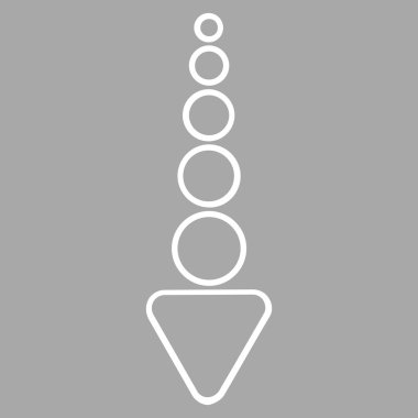 İnce çizgi vektör simgesi aşağı ok göndermek