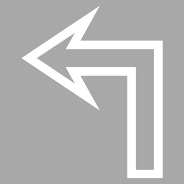 Sol kontur vektör simge açmak