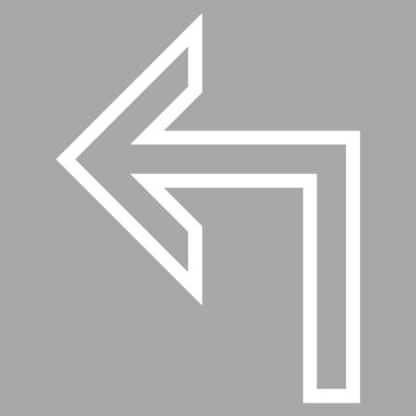 Sol kontur vektör simge açmak