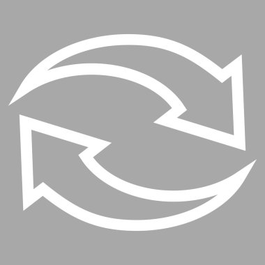 Update okları ince çizgi vektör simgesi