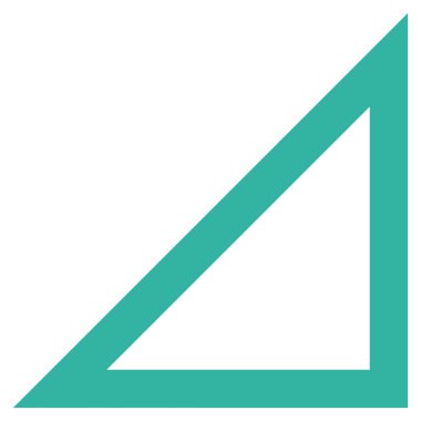 Anahat vektör simgesi aşağı ok ucu