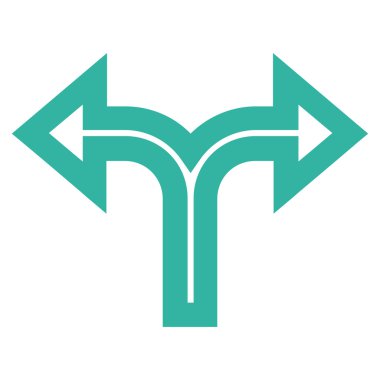 Kavşak yaptı şu kontur vektör simgesi