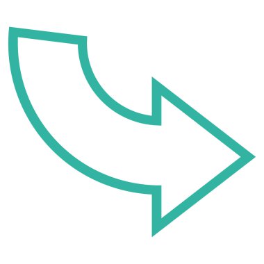 İnce çizgi vektör simge döndürmek