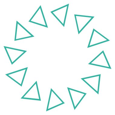 Döndürme kontur vektör simgesi