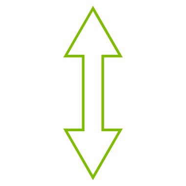 Fiske vurmak dikey kontur vektör simgesi