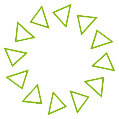 Döndürme anahat vektör simgesi