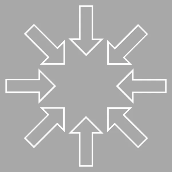 Flèches de pression Icône vectorielle AVC — Image vectorielle