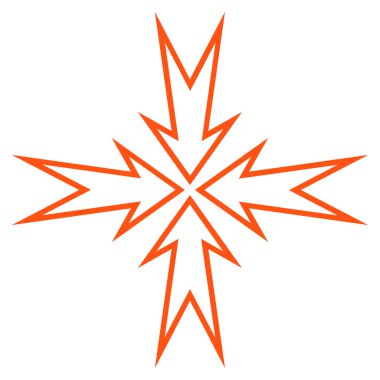 Oklar kontur vektör simge sıkıştırmak