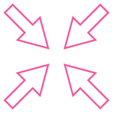 Kompakt okları satırı vektör simgesi ince