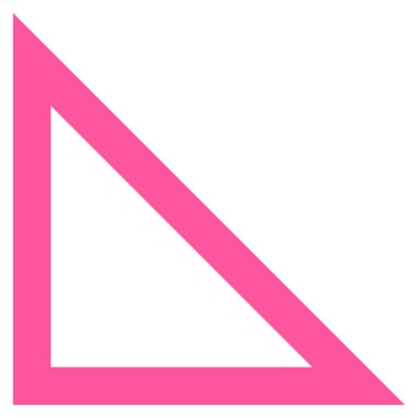 Ok ucu sol kontur vektör simgesi