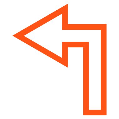 Sol anahat vektör simge açmak