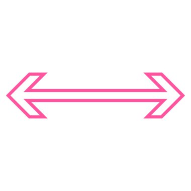 Exchange ok yatay kontur vektör simgesi