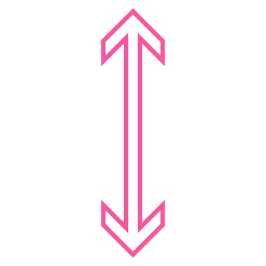 Exchange ok dikey kontur vektör simgesi